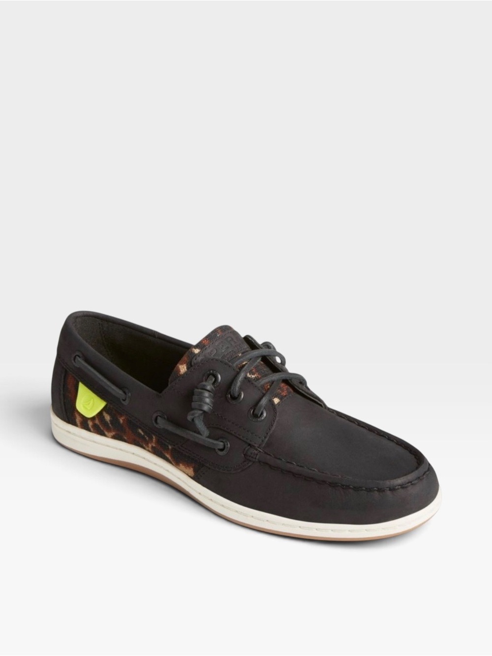 Sperry Songfish Cheetah Boat Shoes